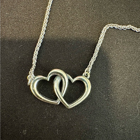James Avery Jewelry - James Avery - Double Heart Linked Necklace
